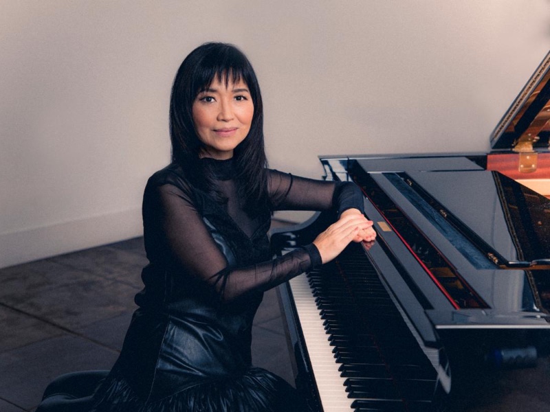 Keiko Matsui 2023 photo at the piano