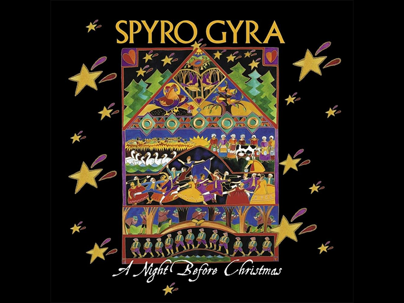 cover art to A Night Before Christmas by contemporary jazz band Spyro Gyra