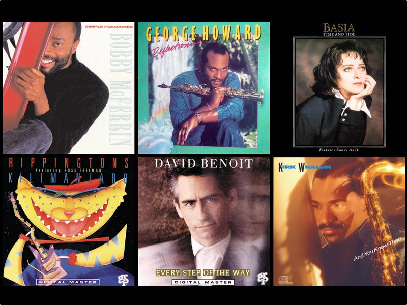 top selling contemporary jazz in June 1988: Bobby McFerrin, Kirk Whalum, Basia, Rippingtons, David Benoit, George Howard, John Patitucci, Tuck and Patti and more