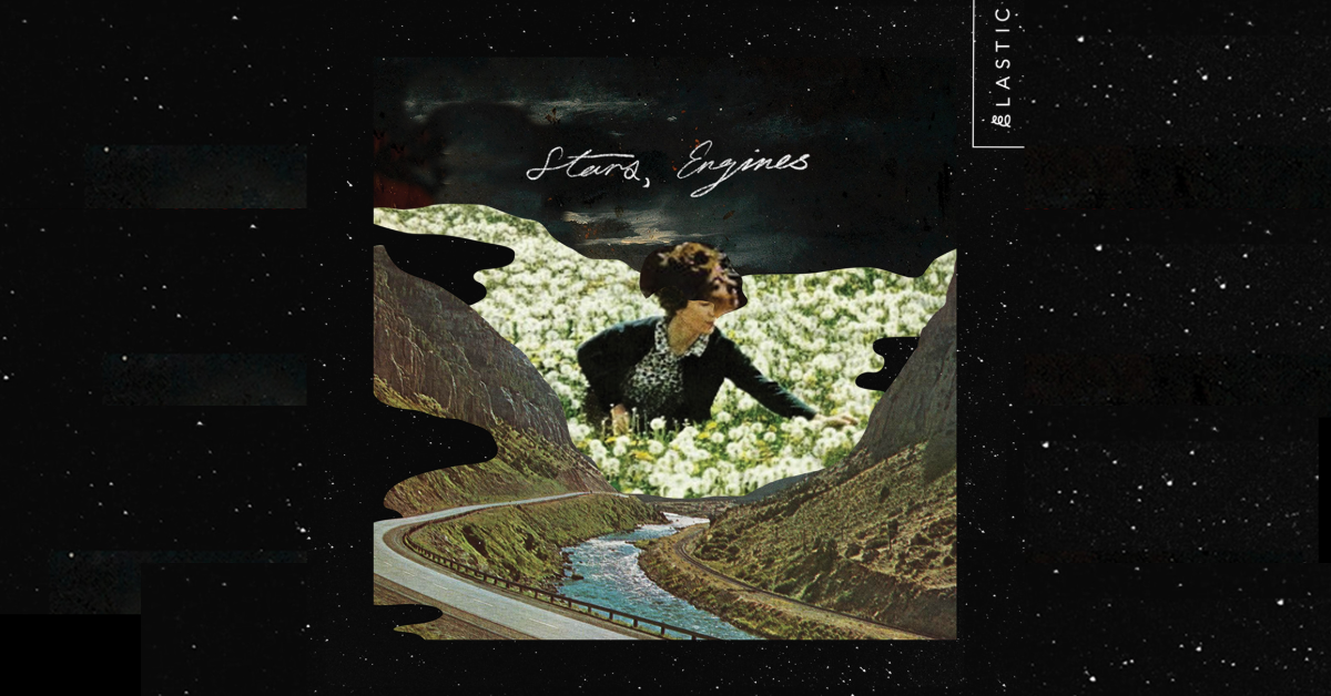 cover art to the Valley Voice album Stars, Engines. Art by Katia Engell