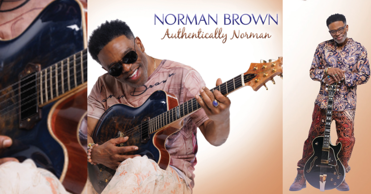 cover to the 2026 album Authentically Norman by Norman Brown