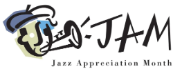 Jazz Appreciation Month logo